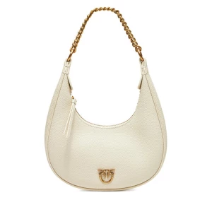 Torebka PINKO Brioche Hobo Mini AI 24-25 PLTT 101433 A29Q Écru