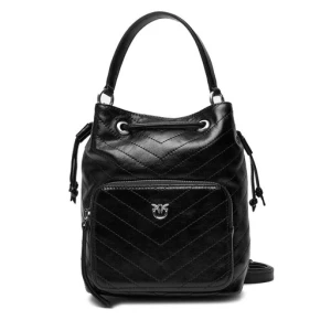 Torebka PINKO Cargo Bucket Vitello Al 25-26 PLTT 105112 A2JC Czarny