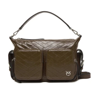 Torebka PINKO Cargo Camera Bag Al 25-25 PLTT 105110 A2JC Brązowy