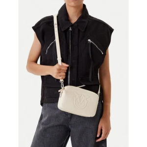 Torebka PINKO Carrie Camera Bag Classic PE 25 PLTT 104336 A26J Écru