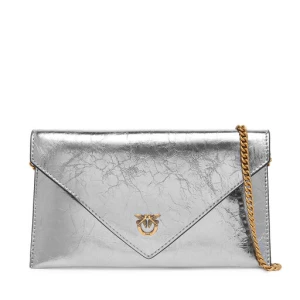 Torebka PINKO Flat Purse Mini AI 25-26 PCPL 105347 A2OT Srebrny