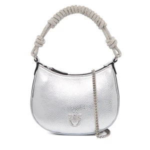 Torebka PINKO Half Moon Baby C + Manico Al 25-26 PLTT 105913 A2WD Srebrny
