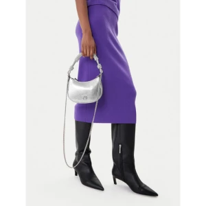 Torebka PINKO Half Moon Baby C + Manico Al 25-26 PLTT 105913 A2WD Srebrny