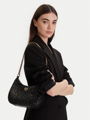 Torebka PINKO Half Moon Mini AI 25-26 PLTT 105916 A2WC Czarny