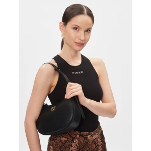 Torebka Pinko Half Moon Mini Fl . PE 24 PLTT 102790 A0F1 Czarny
