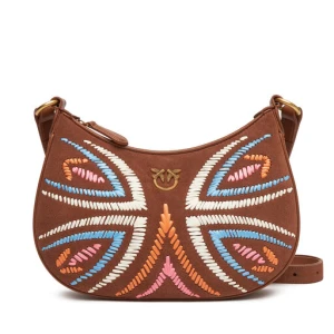 Torebka PINKO Half Moon Mini Fl PE 25 PLTT 102790 A2IW Brązowy