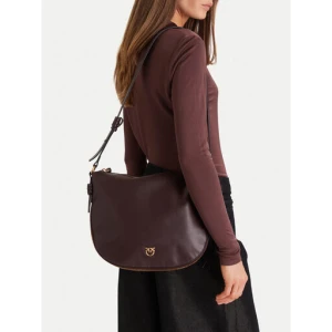 Torebka PINKO Hobo Zip Around Classic Ai 25-26 PLTT 105113 A0QO Bordowy