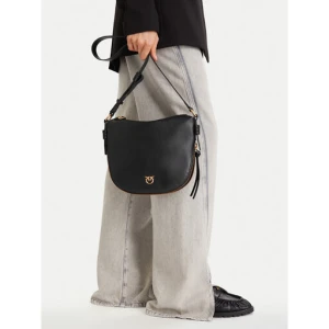 Torebka PINKO Hobo Zip Around Mini Ai 25-26 PLTT 105332 A0QO Czarny
