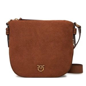 Torebka PINKO Hobo Zip Around Mini Al 25-26 PLTT 105332 A2JH Brązowy