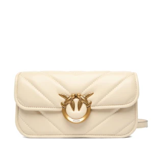 Torebka PINKO Love Box Baguette Al 25-26 PLTT 105083 A2W2 Écru