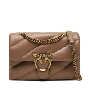 Torebka Pinko Love Classic Puff Cl AI 23-24 100038 A0F2 Brązowy