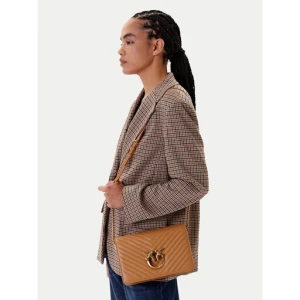 Torebka PINKO Love Click Classic PE 25 PLTT 100063 A0GK Brązowy