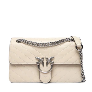 Torebka PINKO Love One Light Mini Al 25-26 PLTT 106173 A2JC Écru
