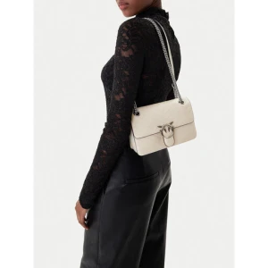 Torebka PINKO Love One Light Mini Al 25-26 PLTT 106173 A2JC Écru