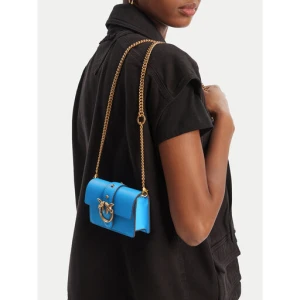 Torebka PINKO Love One Micro C . AI 24-25 PCPL 100064 A0F1 Niebieski