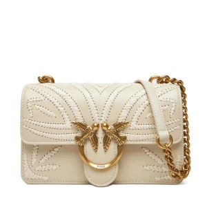 Torebka PINKO Love One Mini Cl PE 25 PLTT 100059 A2C3 Biały