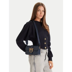 Torebka PINKO Love One Mini Slouchy Fl AI 25-26 PLTT 104340 A0QO Niebieski