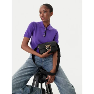 Torebka PINKO Love One Mini Slouchy Fl Al 25-26 104340 A2OX Czarny