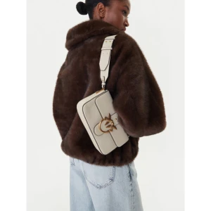 Torebka PINKO Love One Mini Slouchy Fl Al 25-26 104340 A2OX Écru