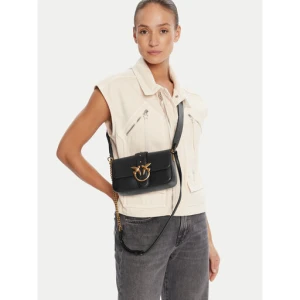 Torebka PINKO Love One Mini Slouchy Fl PE 25 PLTT 104340 A0QO Czarny