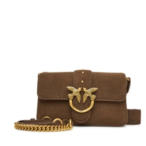 Torebka PINKO Love One Mini Slouchy Fl PE 25 PLTT 104340 A2CC Brązowy