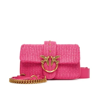 Torebka PINKO Love One Mini Slouchy Fl PE 25 PLTT 104340 A2CF Różowy