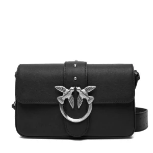 Torebka PINKO Love One Slouchy Zip Mini AI 25-26 PLTT 105345 A2JG Czarny