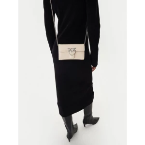 Torebka PINKO Love One Wallet Light AI 25-26 PLTT 105344 A2JC Écru