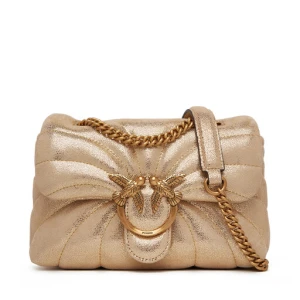 Torebka PINKO Love Puff Mini Cl PE 25 PLTT 100039 A27F Złoty