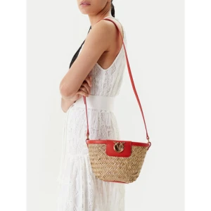 Torebka PINKO Love Summer Bucket PE 25 PLTT 103325 A1RL Beżowy
