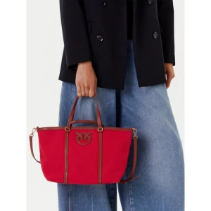Torebka PINKO Miranda Shopper Classic PE 25 PLTT 104714 A2G2 Czerwony