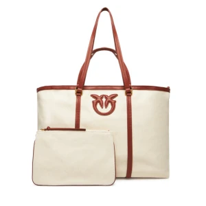 Torebka PINKO Miranda Shopper Extra PE 25 PLTT 104715 A2G2 Beżowy