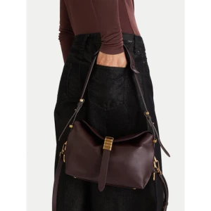 Torebka PINKO Saddle Baguette Mini AI 25-26 PLTT 105895 A1ZX Bordowy