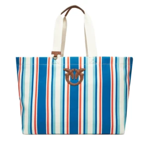 Torebka PINKO Shopping Bag Extra PE 25 PLTT 104754 A2G5 Niebieski
