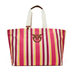 Torebka PINKO Shopping Bag Extra PE 25 PLTT 104754 A2G5 Różowy