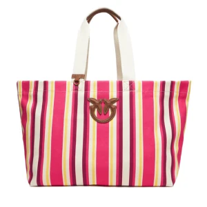 Torebka PINKO Shopping Bag Extra PE 25 PLTT 104754 A2G5 Różowy