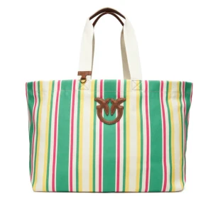 Torebka PINKO Shopping Bag Extra PE 25 PLTT 104754 A2G5 Zielony