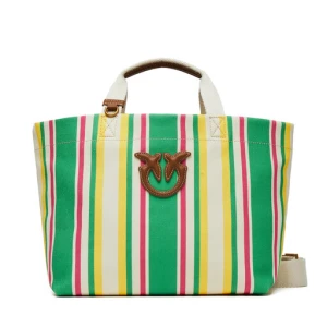 Torebka PINKO Shopping Bag Medium PE 25 PLTT 104753 A2G5 Zielony