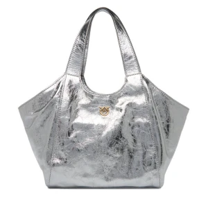 Torebka PINKO Tote Mini Bag AI 25-26 PLTT 104645 A2OT Srebrny