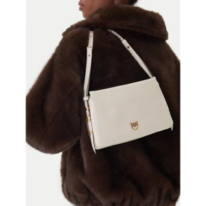 Torebka PINKO Triplet Mini AI 25-26 PLTT 105883 A0QO Écru