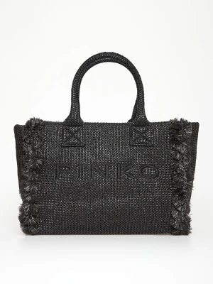 Torebka plażowy shopper z rafii PINKO