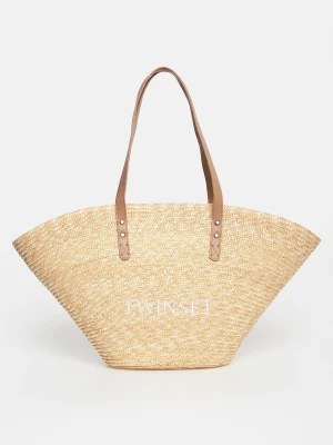 Torebka pleciony słomiany kosz TWINSET U&B