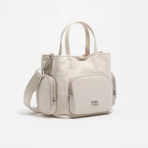 Torebka Pocket mała nylon biało-szara BIMBA Y LOLA