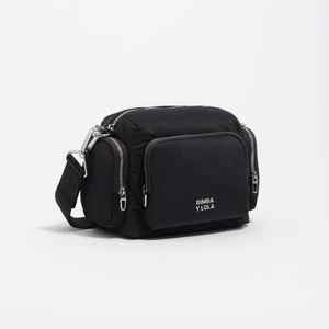 Torebka pocket mała nylon ciemny antracyt BIMBA Y LOLA