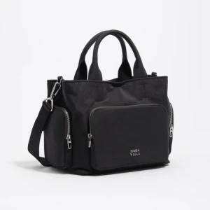 Torebka Pocket średnia nylon grafitowa BIMBA Y LOLA GRAPHITE