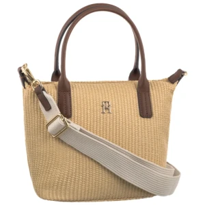 Zdjęcie produktu Torebka Popette Mini Tote Raffia AW0AW185230F4 (TH1473-a) Tommy Hilfiger