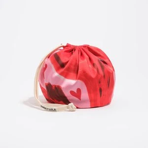 Torebka pouch chusta nylon czerwona BIMBA Y LOLA
