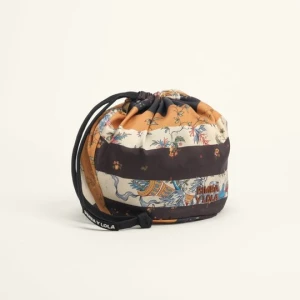 Torebka pouch chusta Romantic patchwork ochra BIMBA Y LOLA ROMANTIC PATCHWORK OCHRE