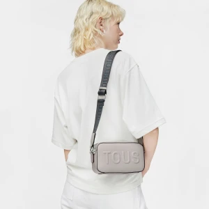Torebka Przez Ramię Typu Reporter Tous La Rue New W Kolorze Szarym - Tous