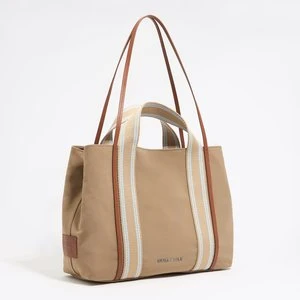 Torebka shopper Chihuahua duża gabardyna camel BIMBA Y LOLA